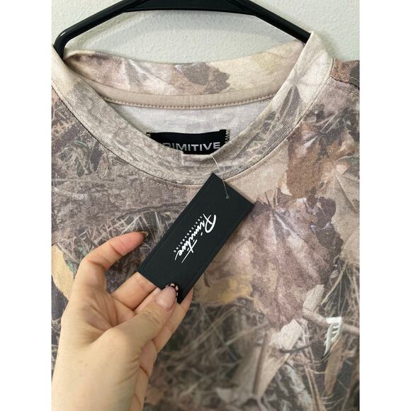 New Primitive Men's Heavyweight 100% Cotton Camo T-Shirt Size Large - Picture 3 of 4